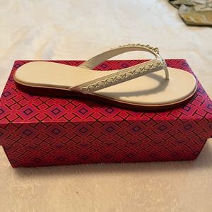Tory Burch flip flops leather